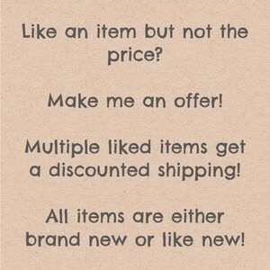 Accepting reasonable offers!